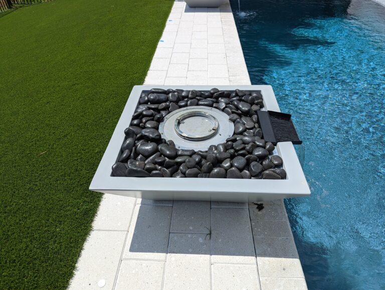 Renovated pool and patio in South Florida