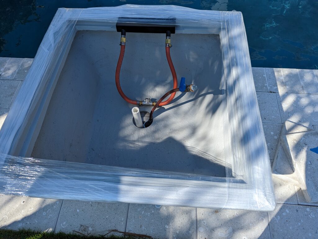 Luxury pool build in Boca Raton